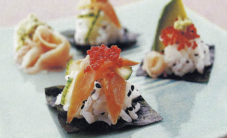 Sushi Stack Canapés