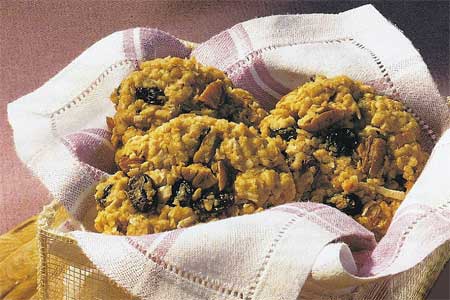 Honey Nut Oatmeal Cookies