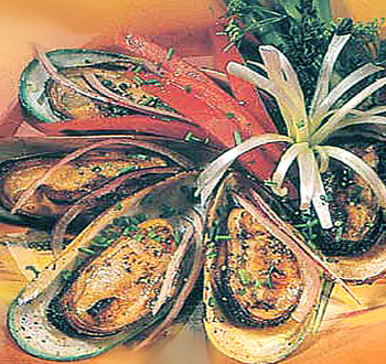 Grilled Mussels