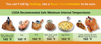 Temperature Rules for Safe Cooking - Make sure you cook and keep