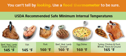 Cook to a Safe Minimum Internal Temperature