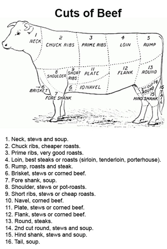 Cuts of Beef