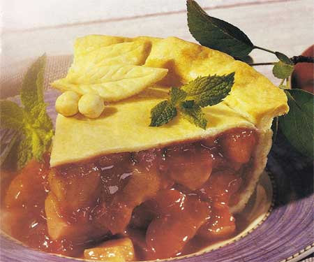 Plum Apple Pie