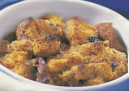 Individual Pumpkin Bread Puddings