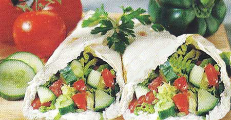 Greek Salad Wraps Greek Salad Wraps